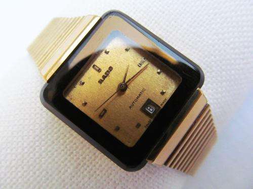 RADO DATE GOLD PLATED AUTOMATIC LADIES WATCH - OPEN TO OFFERS?