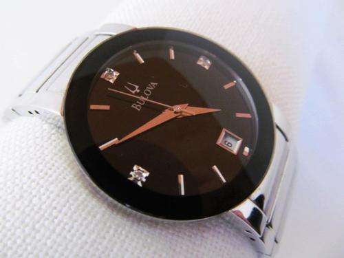 BULOVA DATE ALL STEEL QUARTZ MEN'S WATCH