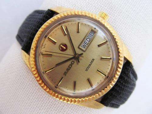 RADO VOYAGER DAYDATE GOLDPLATED AUTOMATIC MENS WATCH - OPEN TO OFFERS?