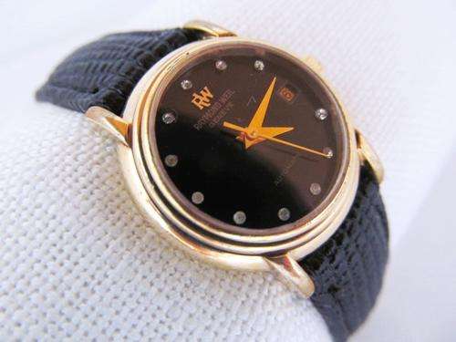 RAYMOND WEIL GENEVE DATE GOLDPLATED 18kt AUTOMATIC LADIES WATCH