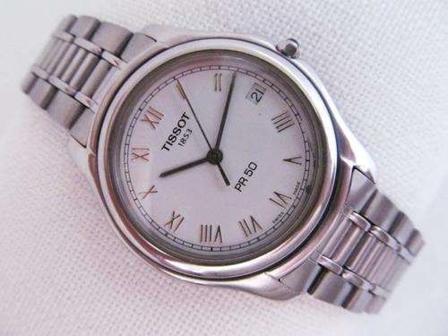TISSOT 1853 PR50 STAINLESS STEEL QUARTZ MENS WATCH - OPEN TO OFFERS?