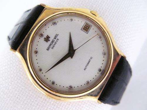 Vintage Raymond Weil Geneve 18Kt Gold Plated Automatic Midsize Watch