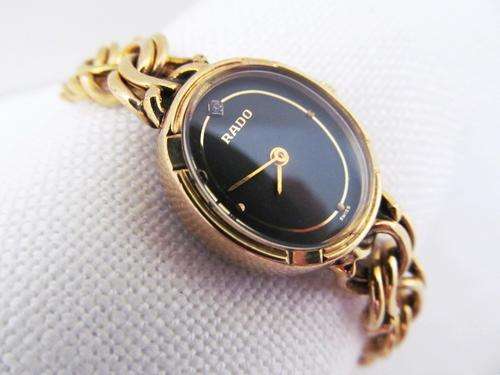 RARE RADO GOLD PLATED HAND WIND LADIES PETITE WATCH**MAKE ME AN OFFER**