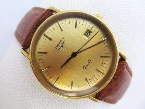 CLASSIC LONGINES DATE PLATED QUARTZ MEN'S WATCH