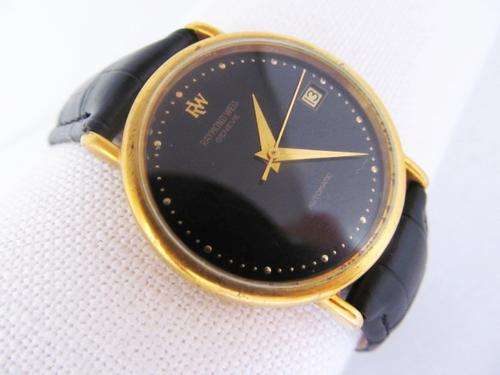 RAYMOND WEIL GENEVE DATE GOLDPLATED AUTOMATIC MENS WATCH