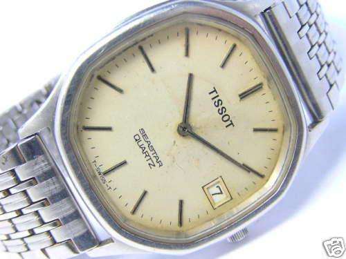 Vintage ! TISSOT SEASTAR SWISS Men Quartz Watch