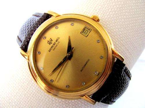 Authentic RAYMOND WEIL GENEVE MENS WATCH 2811 gold - make me an offer?!