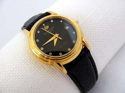 RAYMOND WEIL GENEVE DATE AUTO LADIES WATCH BLACK DIAL