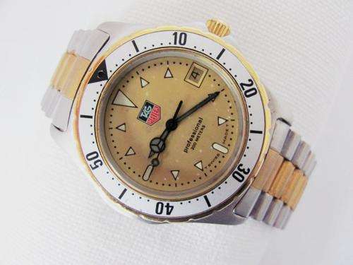 Authentic NICE TAG HEUER 2000 QUARTZ 18K/STEEL MEN`S 974.006