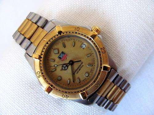 Authentic TAG HEUER 2000 MID`S 18K/STEEL 964.013-2 NICE