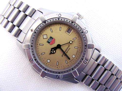 Authentic RARE TAG HEUER 2000 MID`S STEEL 962.213F NICE