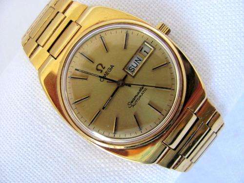 OMEGA SEAMASTER CAL.1022 DAYDATE GOLDPLATED AUTOMATIC MENSWATCH