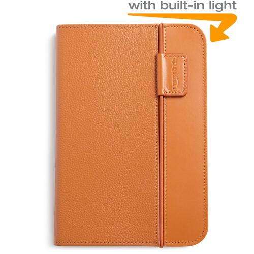 Kindle Lighted Leather Cover, Burnt Orange (Fits 6" Display, Kindle Keyboard- Wifi or 3G)