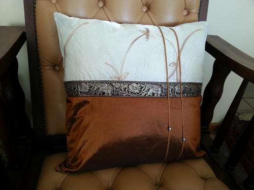 Beautifully embroided cusion cover A