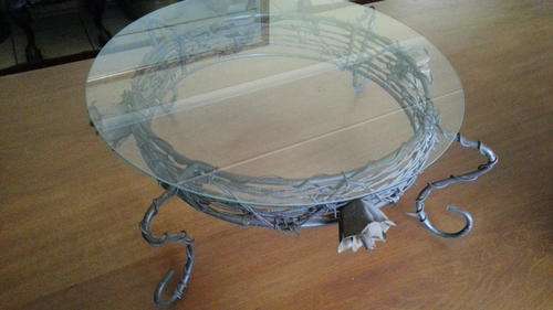 Wire cake stand  - unique rustic beautiful! REDUCED!