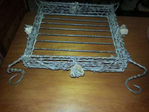Wire stand  - unique rustic beautiful! REDUCED!!