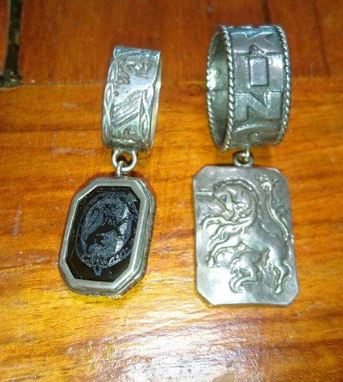 2 pendants -very unique - 925 silver