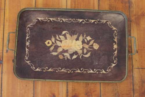 Beautiful Italian inlaid tray