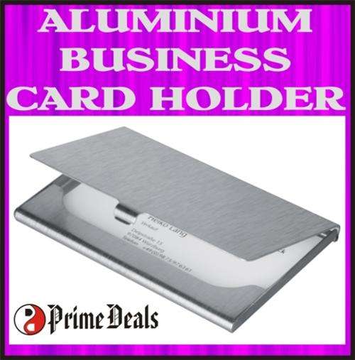 ALUMINIUM BUSINESS CARD HOLDER - Combine with other items and SAVE!!!