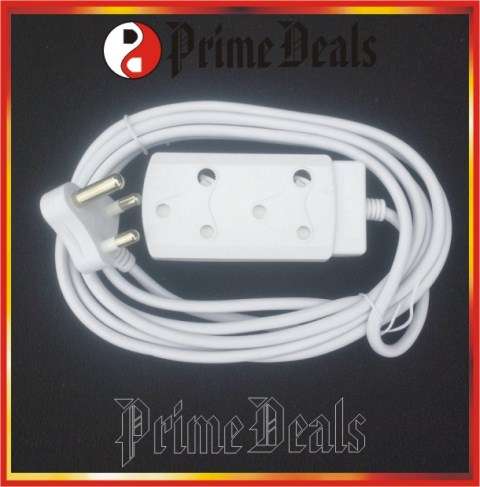 5 to GO!! 3m EXTENSION CORD with a TWO-WAY MULTI-PLUG - 16A, 250V PLUG - GET IT NOW!!