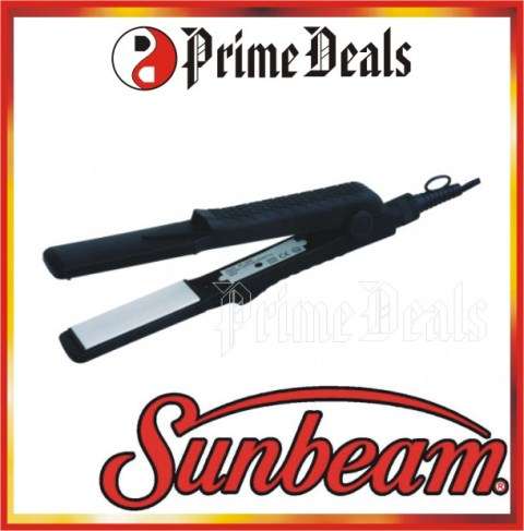 3 to GO!! SUNBEAM SHS-100 HAIR STRAIGHTENER - Ceramic Plates - CRAZY SPECIAL!!