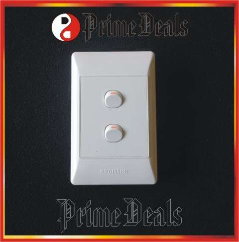12 to GO!! REDISSON TWO LEVER WALL SWITCH - 16A, 250V - VERY GOOD QUALITY!!