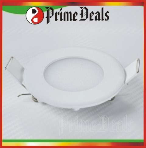 3W ROUND LED PANEL LIGHT - White - Modern, Stylish & Energy Saving - BEST VALUE AVAILABLE!! 6 to Go!