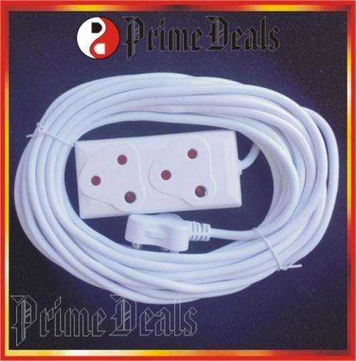 10m EXTENSION CORD with a TWO-WAY MULTI-PLUG - 10A, 250V PLUG - HUGE SALE!!!