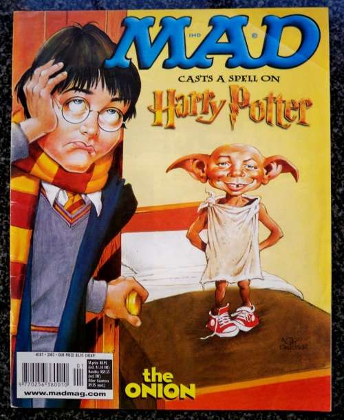 January 2003  No. 387 Mad casts a spell on Harry Potter in fine condition