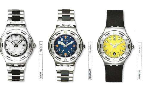 IRONY THE METAL COLLECTION OF SWATCH WATCHES