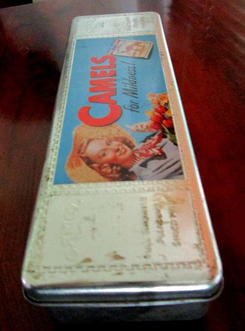 Vintage Camels Cigarette Tin.