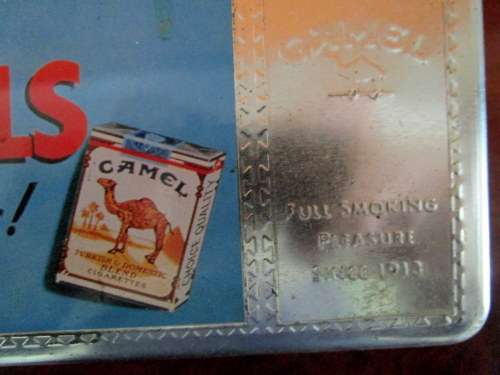 Vintage Camels Cigarette Tin.