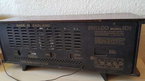 Vintage valve Radio, working