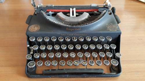 Imperial antique typewriter