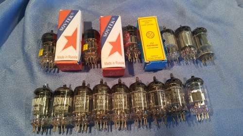 Amplifier power tube / vacuum valves, ECC83 and ECC82