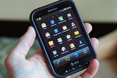 Pantech 4G smart phone in a box