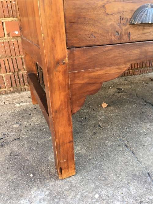 Bali style solid wood unit for TV or storage