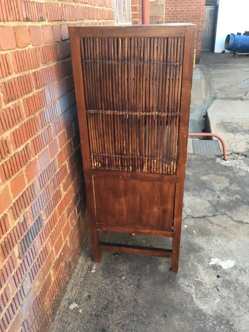 Bali style solid wood unit for TV or storage