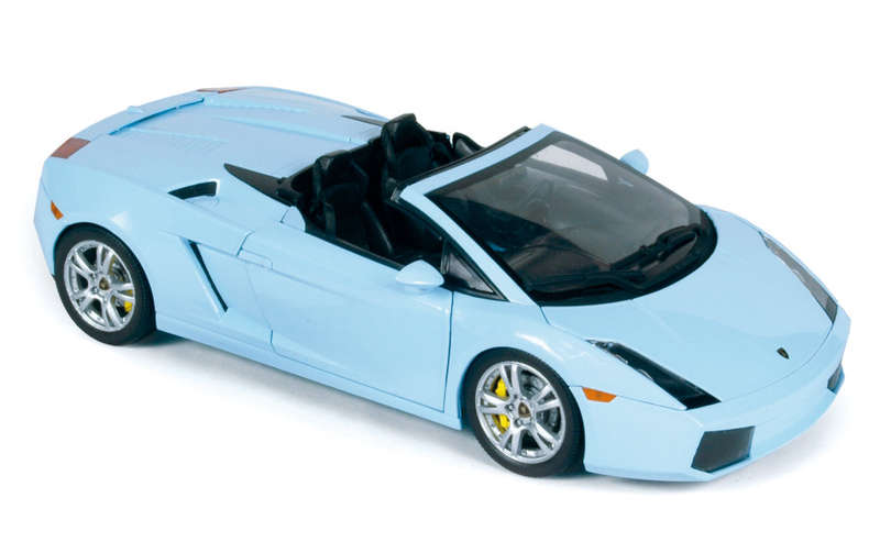 NOREV 187951 Lamborghini Gallardo Spyder Baby Blue 1/18 Diecast Car Model