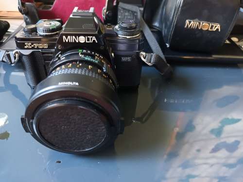 MINOLTA X-700 Film Camera Black MD ZOOM 35-70mm F/3.5 MF Lens
