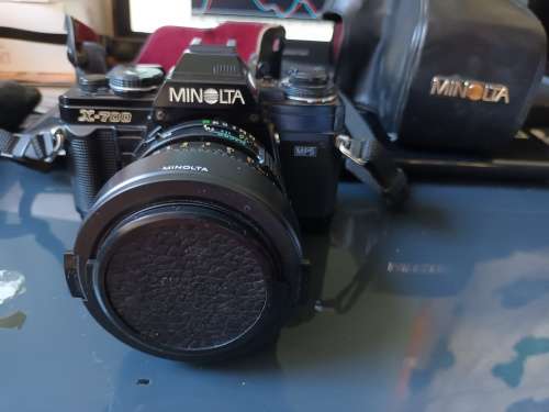 MINOLTA X-700 Film Camera Black MD ZOOM 35-70mm F/3.5 MF Lens