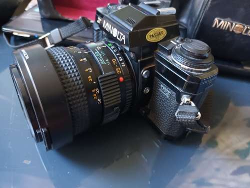 MINOLTA X-700 Film Camera Black MD ZOOM 35-70mm F/3.5 MF Lens