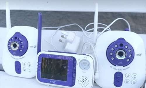 BT 1000 Digital VIDEO SOUND Baby Monitor 2:8 Inch COLOUR LCD Display Screen ZOOM