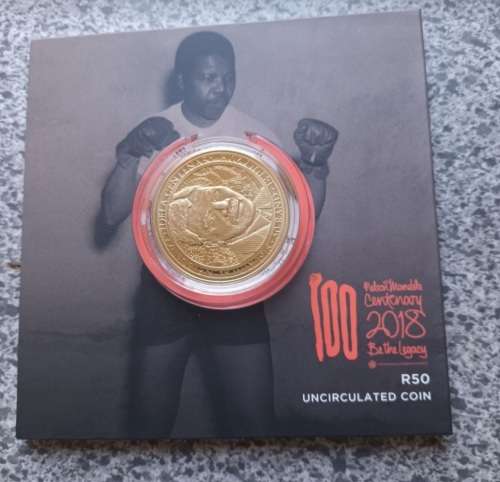 2018 R50 Aluminium Bronze Uncirculated Coin Mandela Centenary