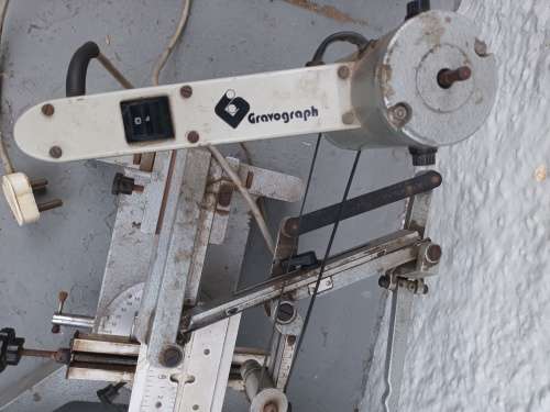 VINTAGE Gravograph Engraver Arm Pentograph Engraving Machine No. R2 5041373