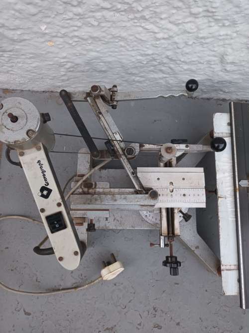 VINTAGE Gravograph Engraver Arm Pentograph Engraving Machine No. R2 5041373