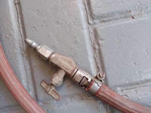 Vintage Compressor Hose 11 Meters