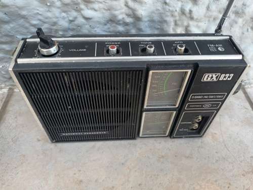 Vintage National Panasonic GX 833 Portable Radio