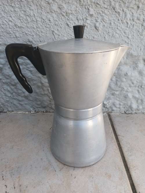 COFFEE RAPID Made in ITALY Bakelite Aluminum Coffee Maker Vintage Design XXe N3721