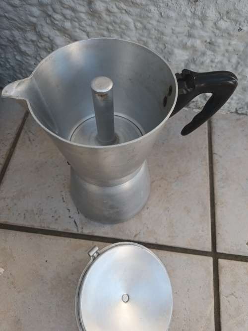 COFFEE RAPID Made in ITALY Bakelite Aluminum Coffee Maker Vintage Design XXe N3721